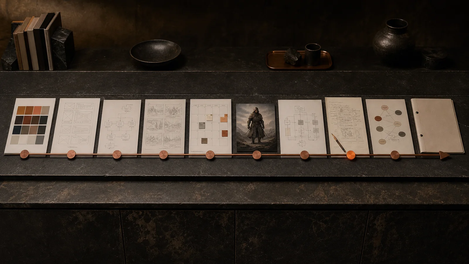Brand, web, search, advertising, content, AI, automation, training, strategy, and handoff artifacts connected across one workbench